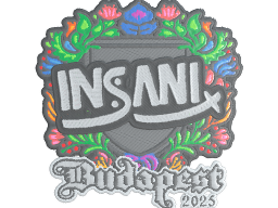 Sticker | insani (Embroidered) | Budapest 2025