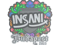 Sticker | insani (Embroidered) | Budapest 2025