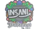 Sticker | insani (Embroidered) | Budapest 2025 CS2 skin