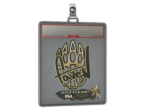 Sticker Slab | faveN (Gold) | Antwerp 2022