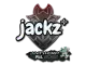 Sticker | JaCkz (Glitter) | Antwerp 2022 CS2 skin