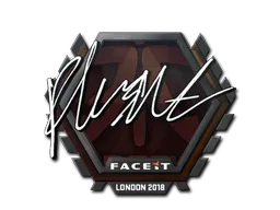 Sticker | flusha | London 2018