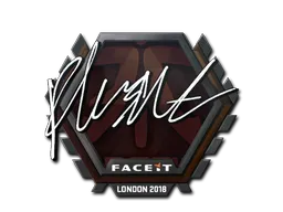Sticker | flusha | London 2018 CS2 skin