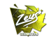 Sticker | Zeus | Cologne 2016 skin