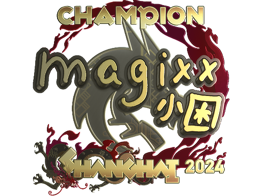 Sticker | magixx (Gold, Champion) | Shanghai 2024 skin