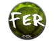 Sticker | fer | Katowice 2019 CS2 skin