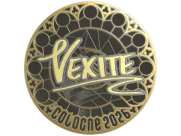 Sticker | vexite (Gold) | Cologne 2026