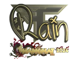 Sticker | rain (Gold) | Shanghai 2024