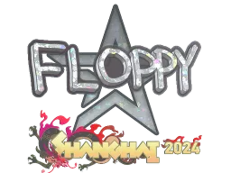 Sticker | floppy (Glitter) | Shanghai 2024