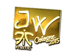 Sticker | JW (Gold) | Cologne 2015
