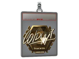 Sticker Slab | COLDYY1 (Gold) | London 2018