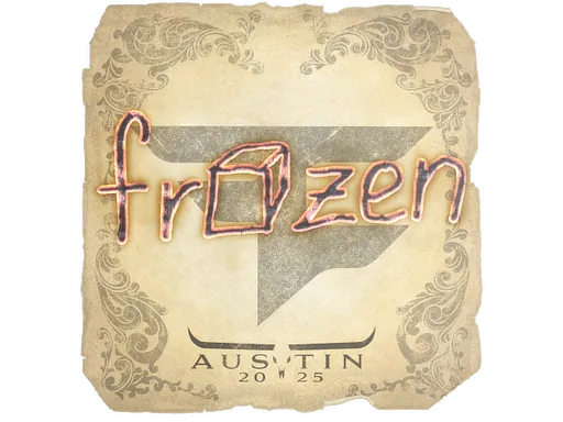 Sticker | frozen | Austin 2025