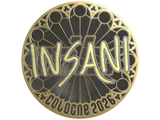 Sticker | insani (Gold) | Cologne 2026