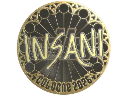 Sticker | insani (Gold) | Cologne 2026