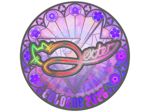 Sticker | dexter (Holo) | Cologne 2026