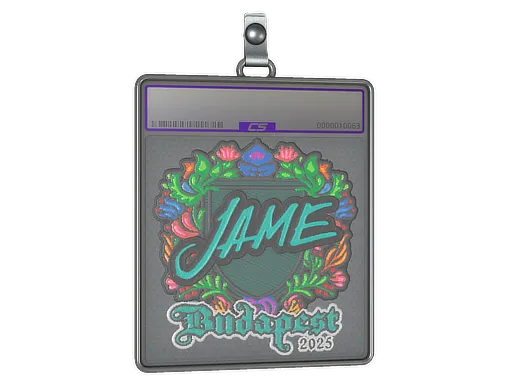 Sticker Slab | Jame (Embroidered) | Budapest 2025