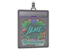 Sticker Slab | Jame (Embroidered) | Budapest 2025