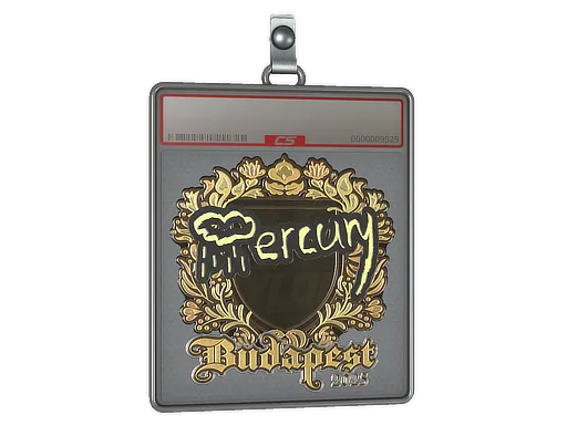 Sticker Slab | Mercury (Gold) | Budapest 2025