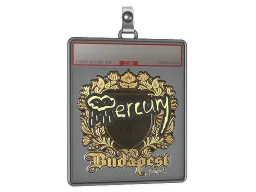 Sticker Slab | Mercury (Gold) | Budapest 2025