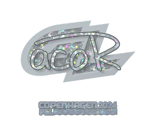 Sticker | acoR (Glitter) | Copenhagen 2024