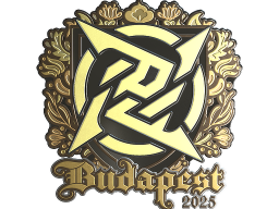 Sticker | Ninjas in Pyjamas (Gold) | Budapest 2025