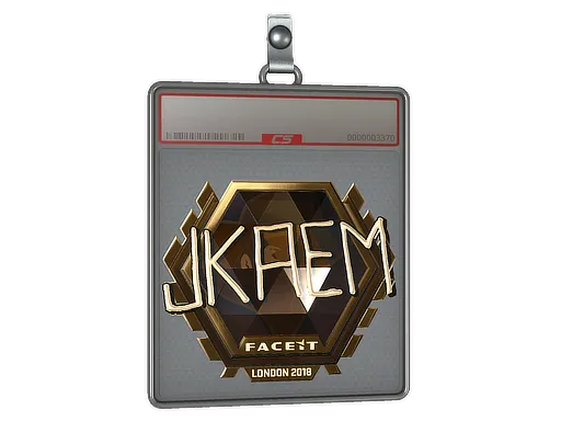 Sticker Slab | jkaem (Gold) | London 2018