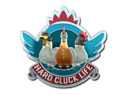Sticker | Hard Cluck Life (Foil)