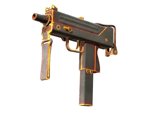 StatTrak™ MAC-10 | Heat (Battle-Scarred)