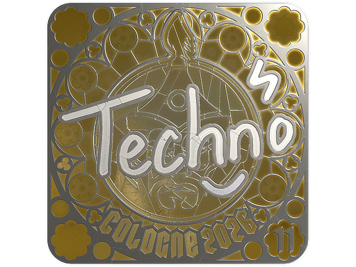 Sticker | Techno4K (Foil, Ranked) | Cologne 2026