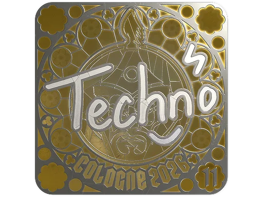 Sticker | Techno4K (Foil, Ranked) | Cologne 2026