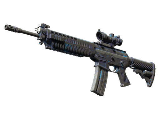 SG 553 | Aloha (Battle-Scarred)