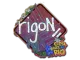 Sticker | rigoN (Glitter) | Rio 2022 CS2 skin