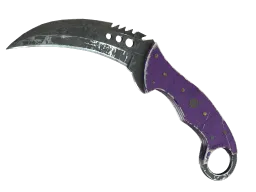 ★ StatTrak™ Talon Knife | Ultraviolet (Battle-Scarred)
