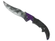 ★ Falchion Knife | Ultraviolet CS2 skin
