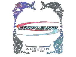 Sticker | Complexity Gaming (Holo) | Austin 2025