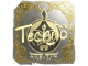 Sticker | Techno4K (Gold) | Austin 2025