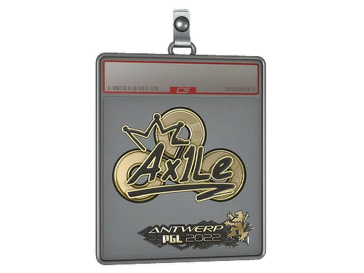 Sticker Slab | Ax1Le (Gold) | Antwerp 2022