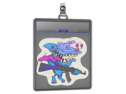 Sticker Slab | Blue Shark Shooter