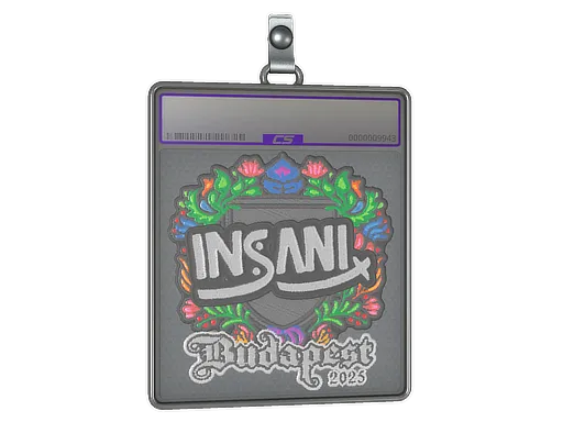 Sticker Slab | insani (Embroidered) | Budapest 2025