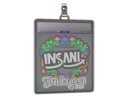 Sticker Slab | insani (Embroidered) | Budapest 2025
