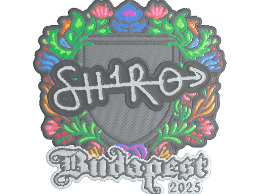 Sticker | sh1ro (Embroidered) | Budapest 2025