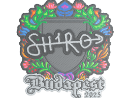 Sticker | sh1ro (Embroidered) | Budapest 2025