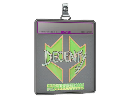 Sticker Slab | decenty (Holo) | Copenhagen 2024