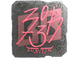 Sticker | zorte (Foil) | Austin 2025