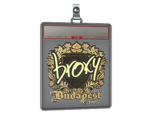 Sticker Slab | broky (Gold) | Budapest 2025