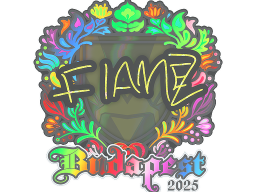 Sticker | FlameZ (Holo) | Budapest 2025