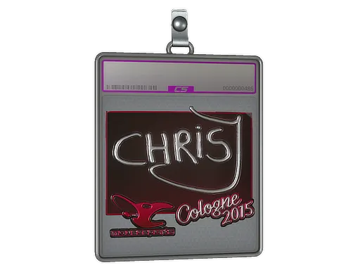 Sticker Slab | chrisJ (Foil) | Cologne 2015