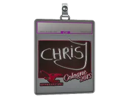 Sticker Slab | chrisJ (Foil) | Cologne 2015