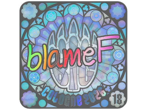 Sticker | blameF (Holo, Ranked) | Cologne 2026