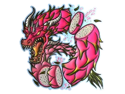 Sticker | Dragon Fruit (Foil)